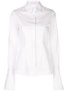 Marina Moscone Extra-long Sleeved Shirt - White