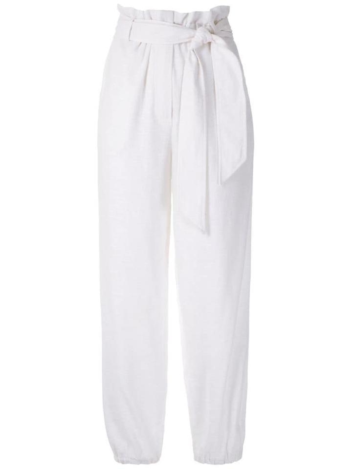 Nk Rustic Linen Clochard Trousers - White