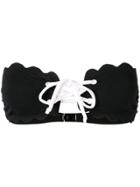 Marysia Antibes Lace-up Bikini Top - Black