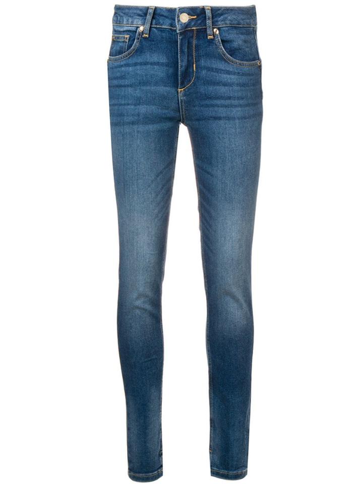 Liu Jo Faded Slim Jeans - Blue