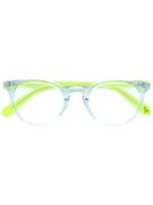 Stella Mccartney Kids Round Frame Eyeglasses, Green