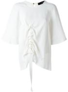 Ellery Ruffled Detail Shortsleeved T-shirt