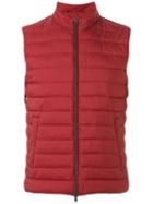Herno Padded Gilet, Men's, Size: 48, Red, Polyurethane/polyester/polyamide/polyurethane