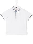 Armani Junior Classic Polo Shirt, Boy's, Size: 7 Yrs, White