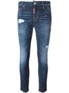 Dsquared2 'cool Girl' Jeans, Women's, Size: 42, Blue, Cotton/spandex/elastane/polyester