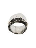 Lost & Found Ria Dunn Chunky Crater Ring - Metallic
