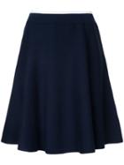 Loveless - Knit Skirt - Women - Cotton/rayon - 7, Blue, Cotton/rayon