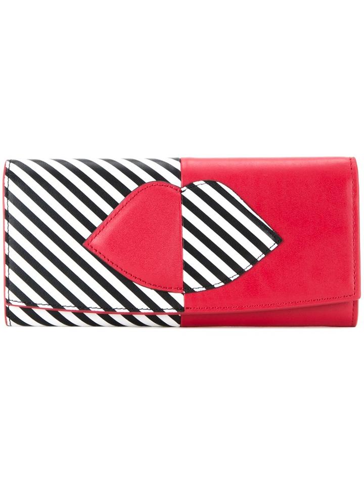 Lulu Guinness Lips Outline Wallet