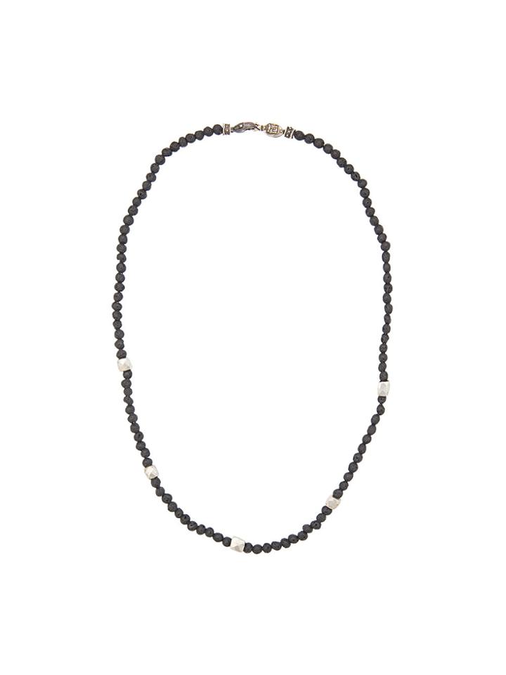 Roman Paul Beaded Necklace - Black