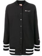 Champion Oversized Bomber Jacket - Black