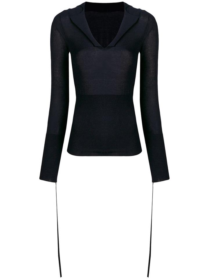 Jacquemus V-neck Sweater - Blue