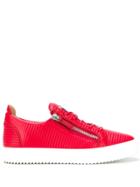 Giuseppe Zanotti Frankie Side-zip Sneakers - Red