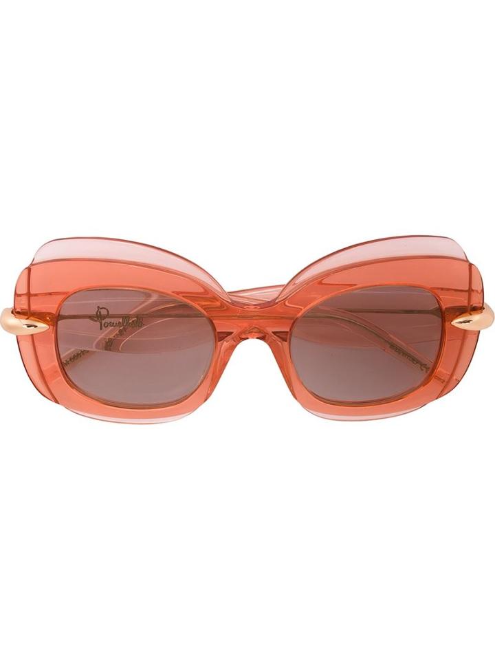 Pomellato Contrast Frame Oversized Sunglasses