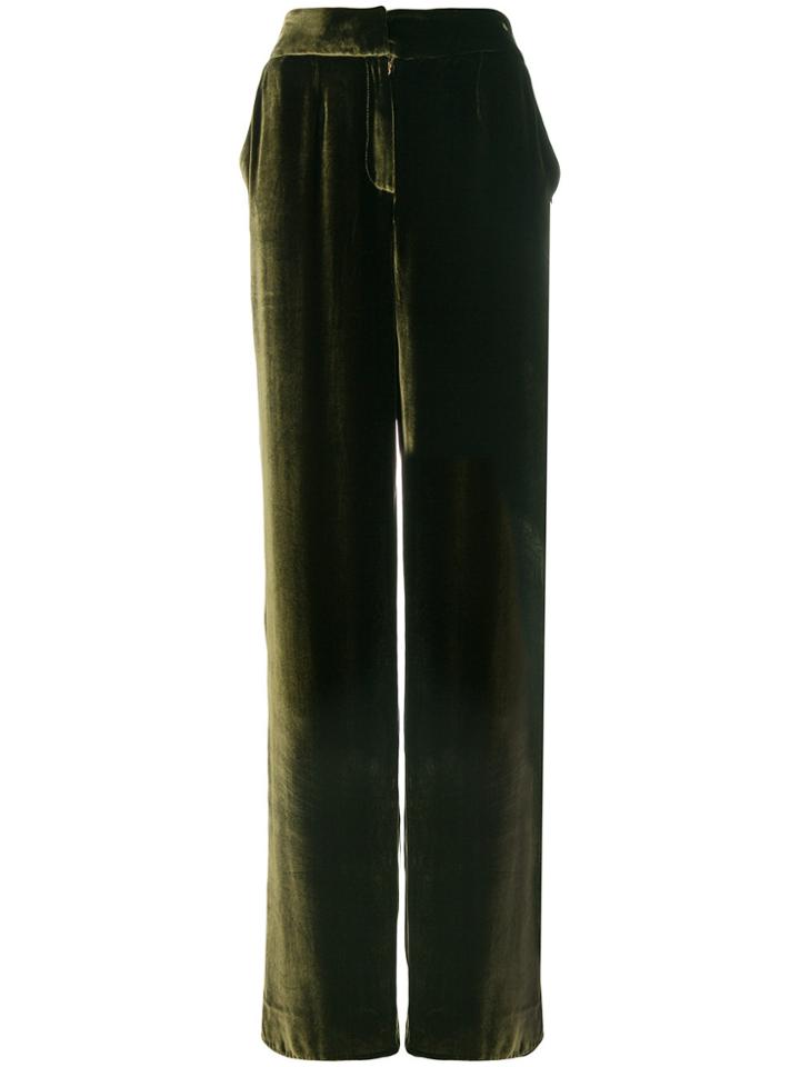 Rhea Costa Wide Leg Trousers - Green