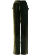 Rhea Costa Wide Leg Trousers - Green
