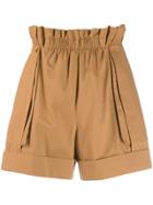 Alberta Ferretti A-line Shorts - Neutrals