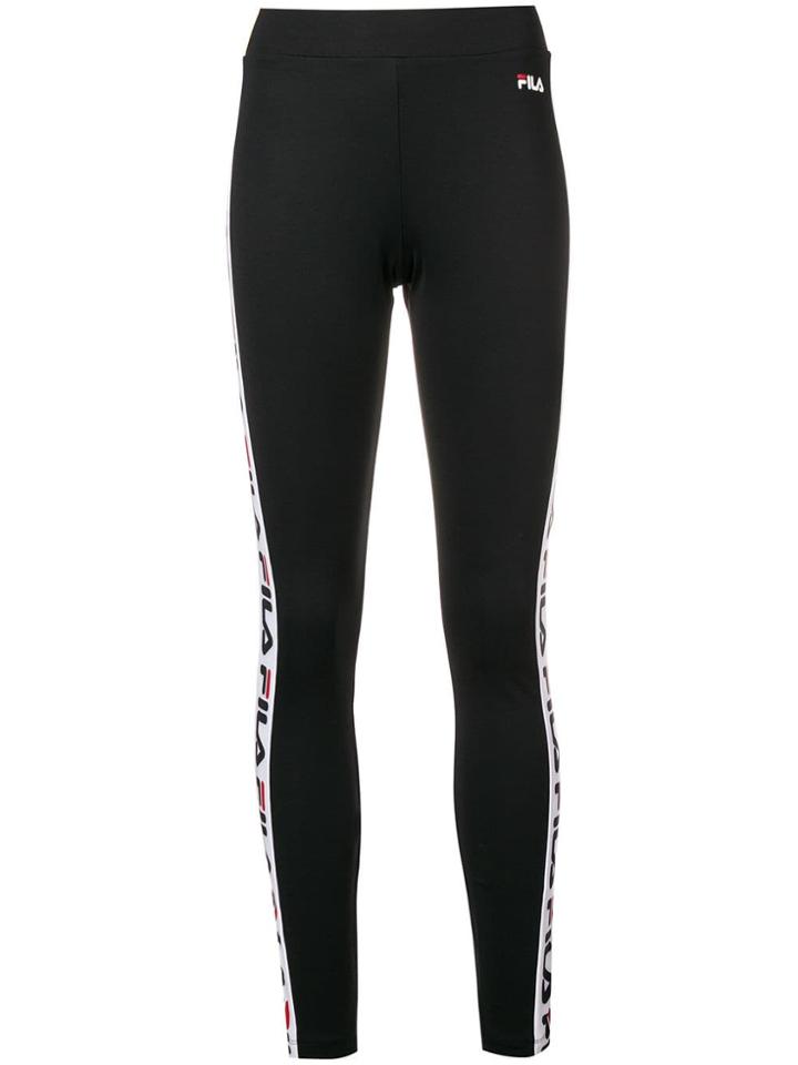 Fila Logo Side Stripe Leggings - Black