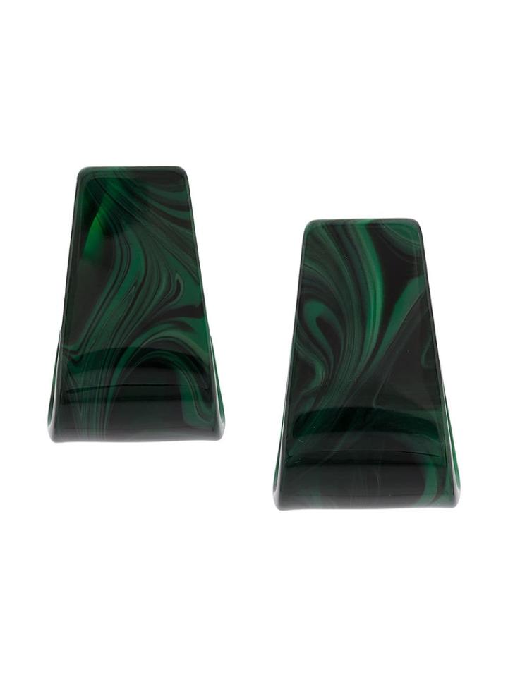 Rachel Comey Slalom Earrings - Green