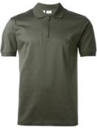 Brioni Zip Collar Polo Shirt, Men's, Size: L, Green, Cotton