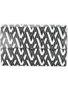 Ports V Two Tone Clutch Bag - Black