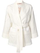 Etro Geometric Patterned Kimono Jacket - White