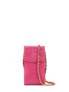 Chanel Pre-owned Cc Chain Cross-body Bag - Pink