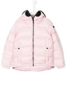 Ai Riders On The Storm Kids Hooded Padded Jacket - Pink & Purple