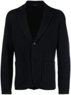 Ermenegildo Zegna Slim-fit Knit Blazer - Blue