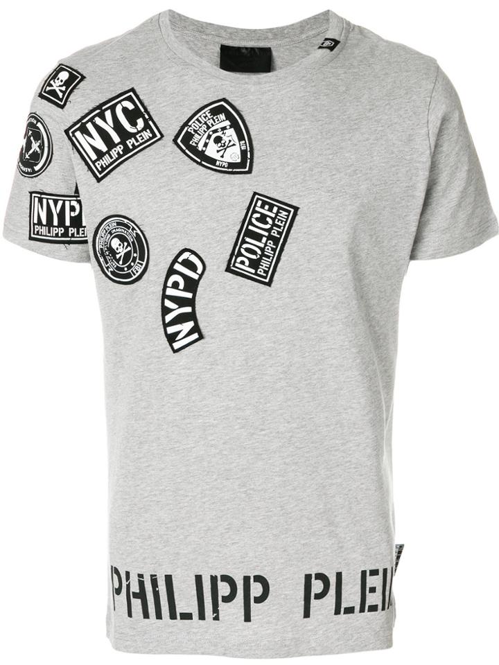 Philipp Plein Printed T-shirt - Grey