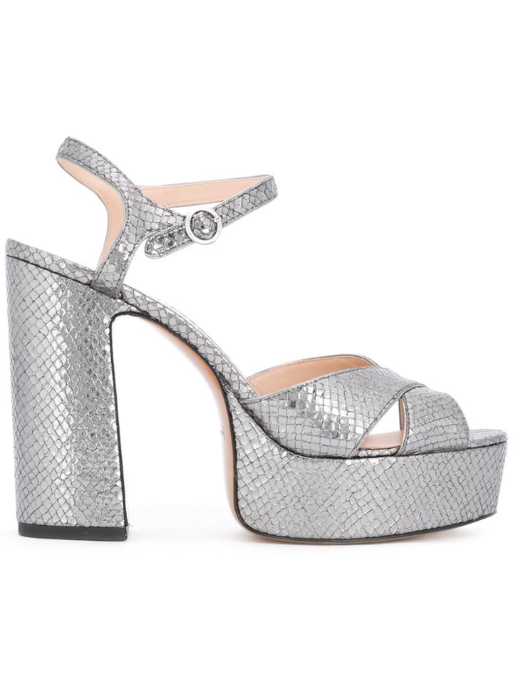 Marc Jacobs Textured Sandals - Grey