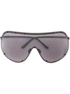 Rick Owens Larry Shield Sunglasses - Black