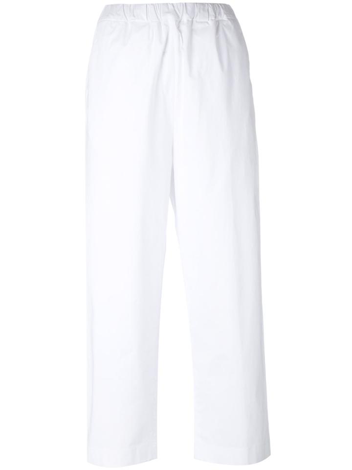 Lucio Vanotti Cropped Trousers - White