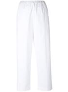 Lucio Vanotti Cropped Trousers - White