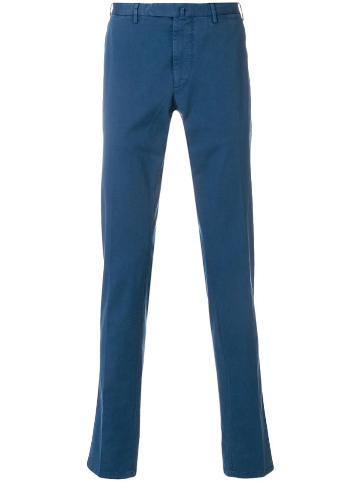 Dell'oglio Classic Slim-fit Chinos - Blue