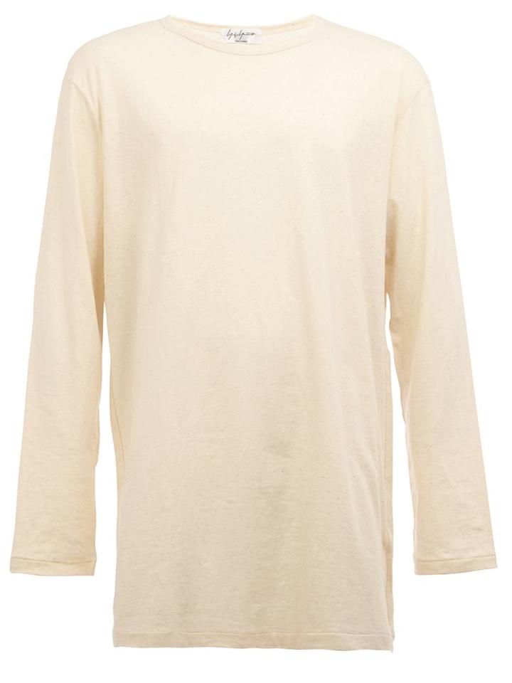 Yohji Yamamoto Skull Print T-shirt, Men's, Size: 3, White, Cotton