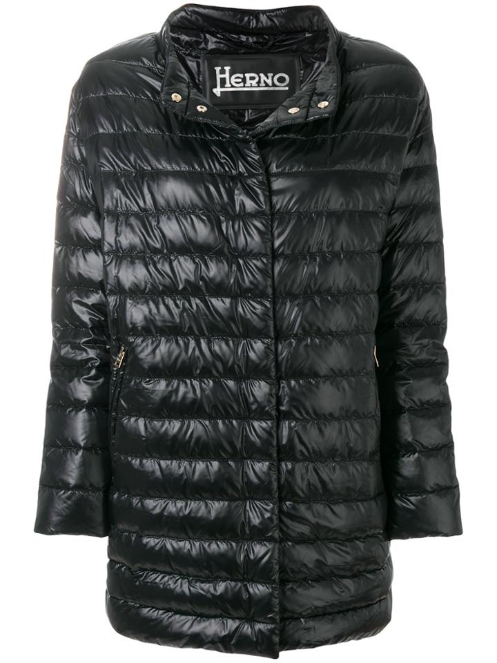 Herno Down Midi Jacket - Black