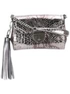 Marc Jacobs - Python Effect Shoulder Bag - Women - Leather - One Size, Grey, Leather