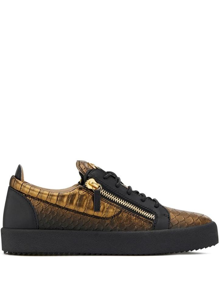Giuseppe Zanotti Frankie Metal Sneakers - Black