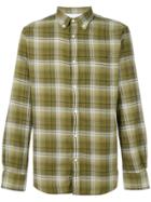 Officine Generale Checked Shirt - Green