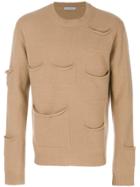 Jw Anderson Pocket Detail Sweater - Nude & Neutrals