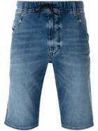 Diesel 'kroo' Shorts, Men's, Size: 34, Blue, Cotton/polyester/spandex/elastane