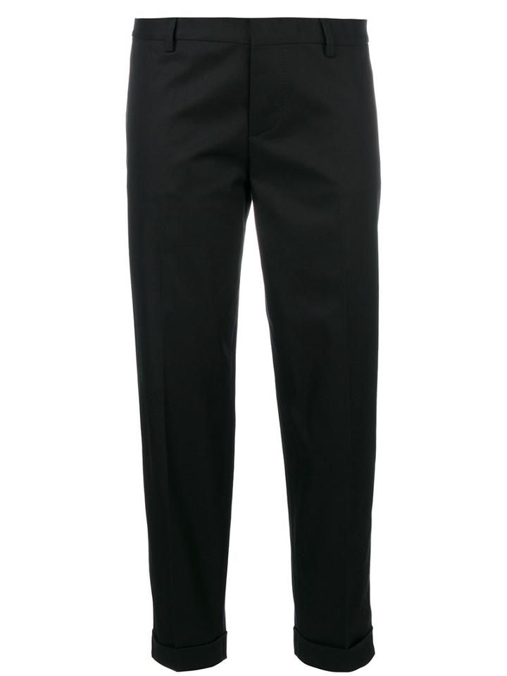 Dsquared2 - Cropped Trousers - Women - Cotton - 38, Black, Cotton