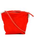 Rick Owens Adri Crossbody Bag, Women's, Red, Leather/suede