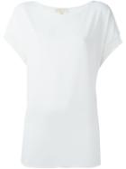 Michael Michael Kors Loose Fit T-shirt, Women's, Size: Small, White, Polyester/spandex/elastane