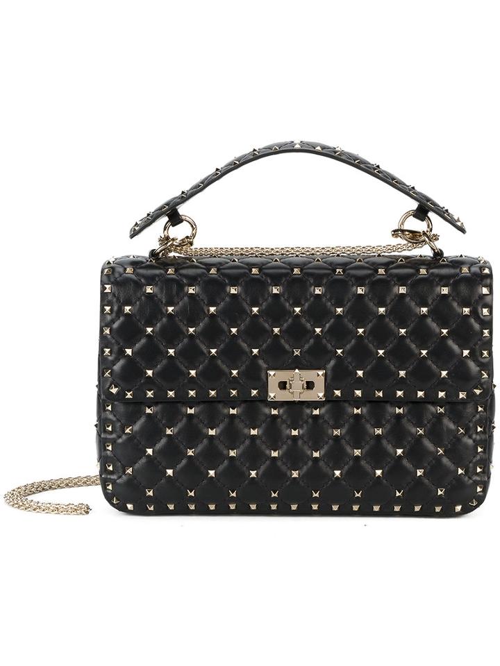 Valentino Valentino Garavani Rockstud Spike Crossbody Bag, Women's, Black, Leather/metal