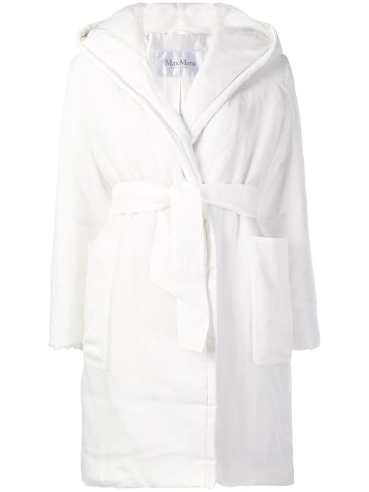 Max Mara Hooded Padded Jacket - White
