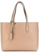 Burberry - Classic Shopping Bag - Women - Calf Leather/polyurethane - One Size, Nude/neutrals, Calf Leather/polyurethane