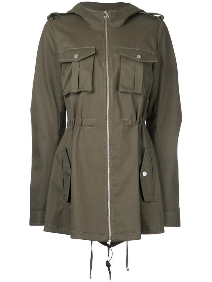 Dion Lee - Cargo Parka Jacket - Women - Cotton - 10, Green, Cotton