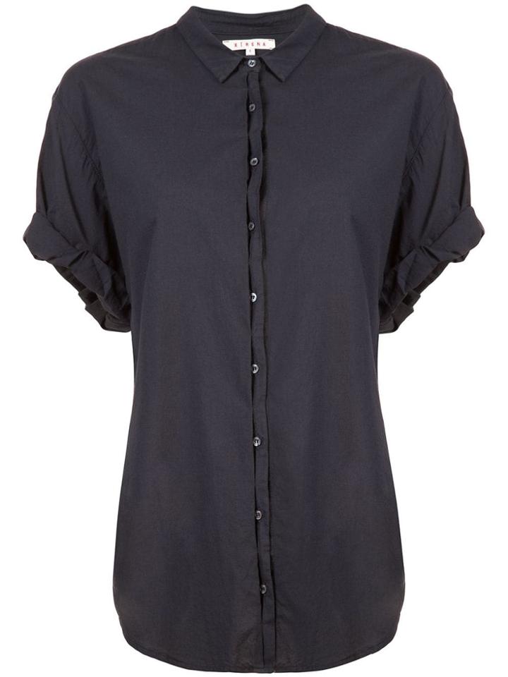 Xirena Channing Poplin Shirt - Blue