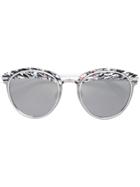 Dior Eyewear Round Frame Sunglasses - White